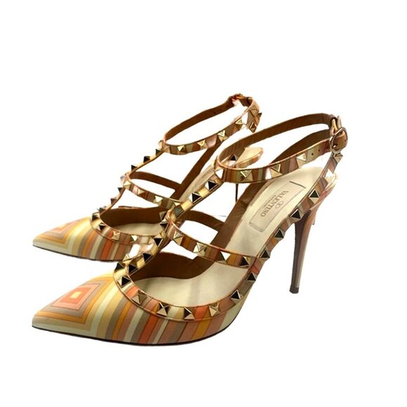 RARE Valentino Rockstud 1975 Pump, size 38.5, US 7, Matching Box NWT, MSRP $1195 - Picture 10 of 16